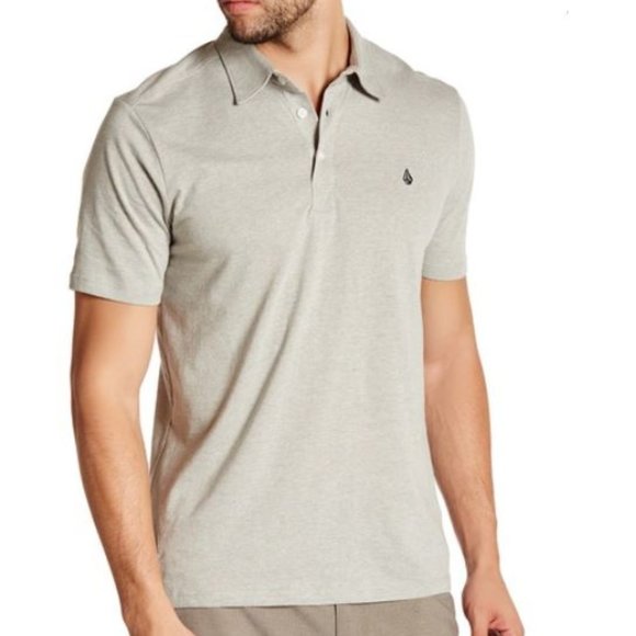 Volcom Banger Polo Shirt NEW Mens Short Sleeve Top Small - Picture 2 of 9